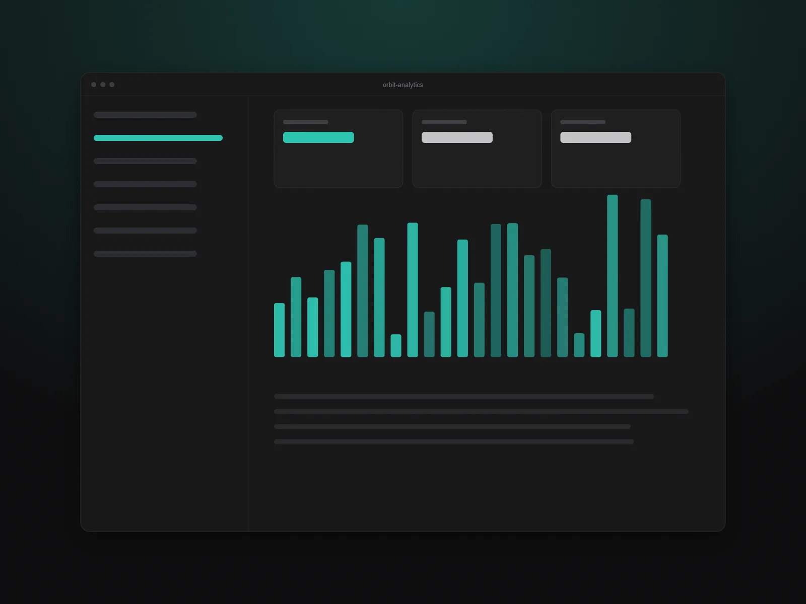 Orbit Analytics project preview